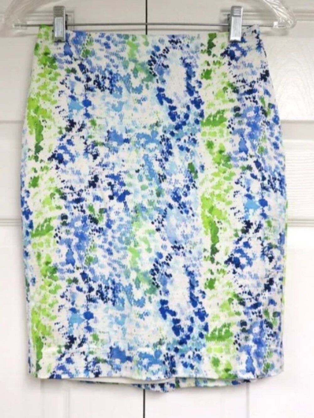 Ann Taylor 00P Cotton Sateen Pencil Skirt